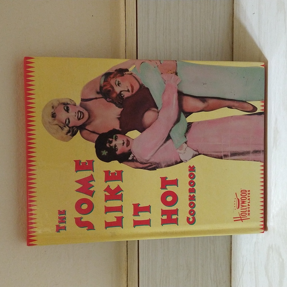 Vintage 1996 Hollywood Plates "The Some Like It Hot Cookbook" Abbeville Press